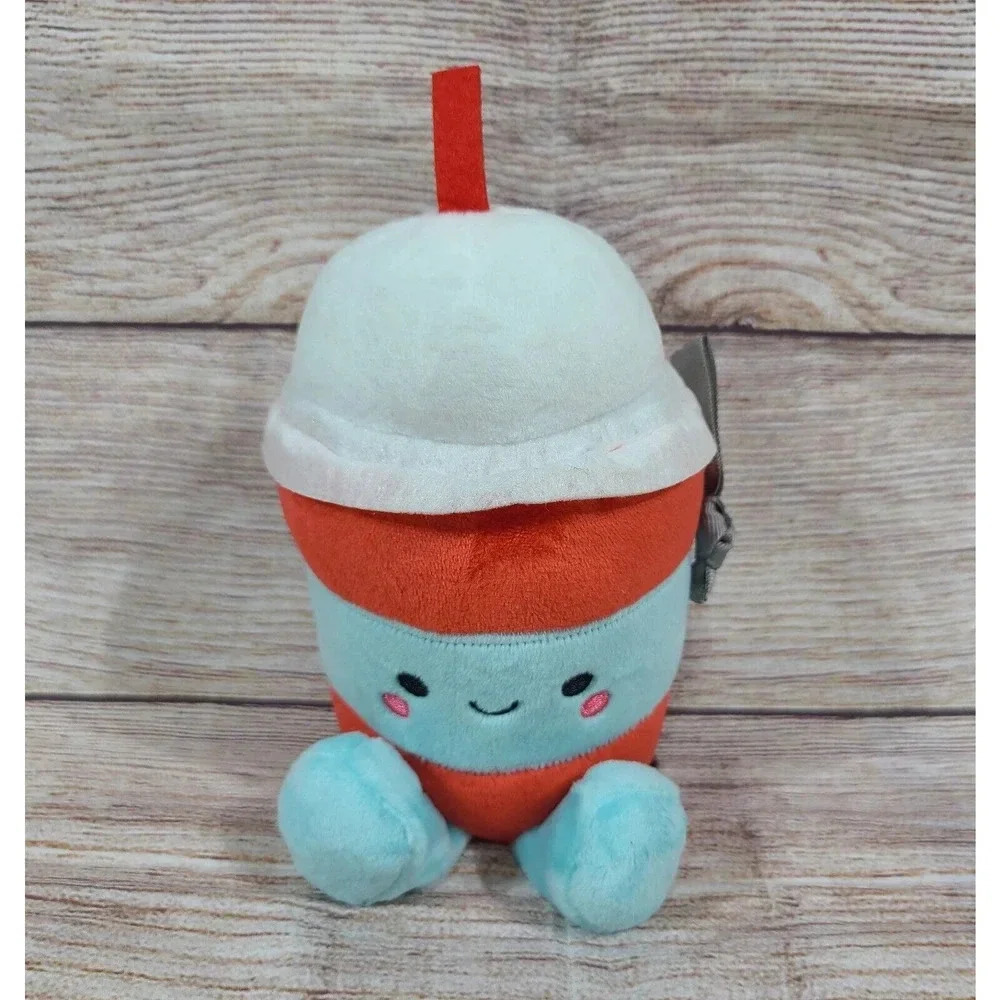 Hallmark Better Together Plush Slushie Drink Magnetic Blue Red White 5"